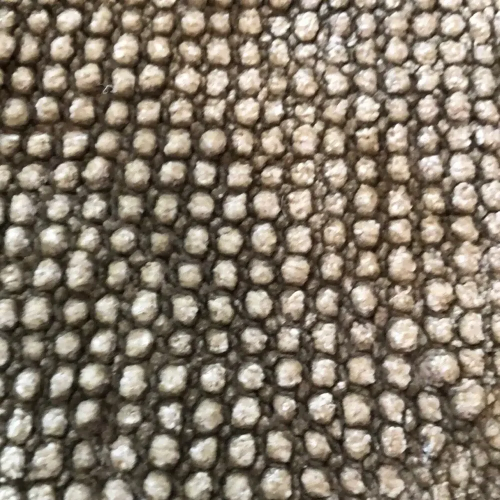 18.5”x31” chenille throw rug Taupe euc multiples